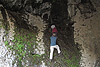 Klettern in der Höhle oberhalb von Laugarvatn