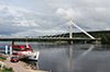 Brücke über den Fluss Kemijoki in Rovaniemi
