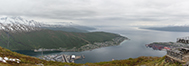 Panorama Fagernesfjell Narvik 650 m
