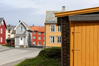 historische Holzhäuser in Tromsø