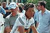 Deutschland Tour 2003, Rundfahrtstart in Dresden, Danilo Hondo im Dt. Meistertrikot