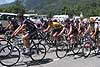Tour de France 2004, 17. Etappe Col de la Madeleine, Lance Armstrong mit seinem Team und Andreas Klöden